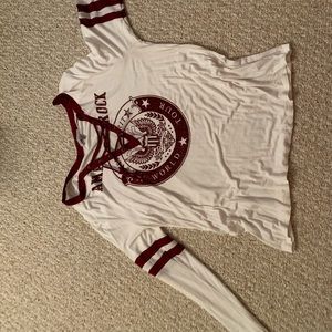 Punk Rock lacy top stylish